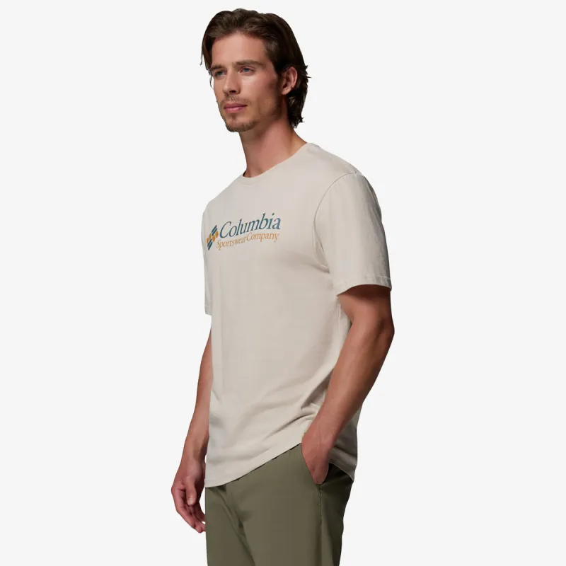 Columbia CSC Basic Logo Tee-Dark Stone, CSC 
