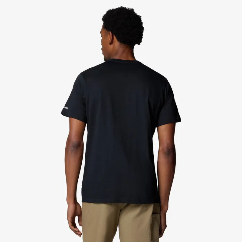 Columbia M Rapid Ridge Graphic Te-Black, Heavenly 