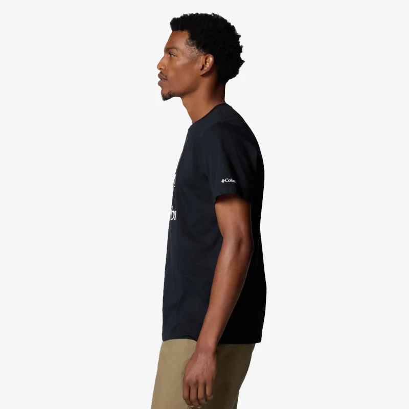 Columbia M Rapid Ridge Graphic Te-Black, Heavenly 