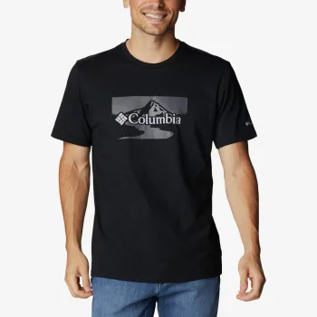 Columbia Path Lake Graphic Tee II-Black, Peak 2 R 