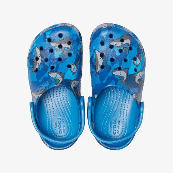 Crocs CROCS CLASSIC SHARK CLOG PS 