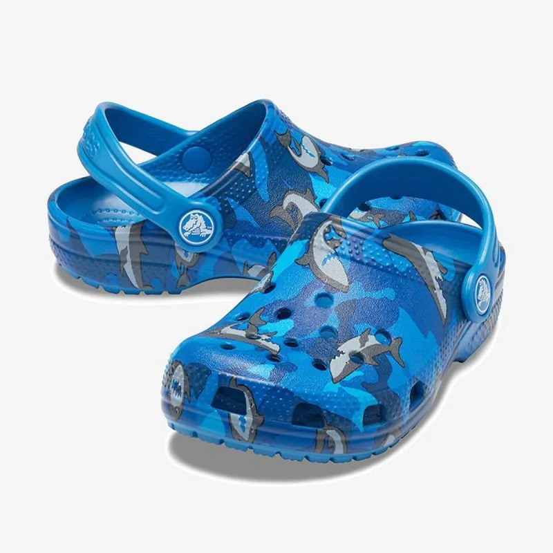 Crocs CROCS CLASSIC SHARK CLOG PS 
