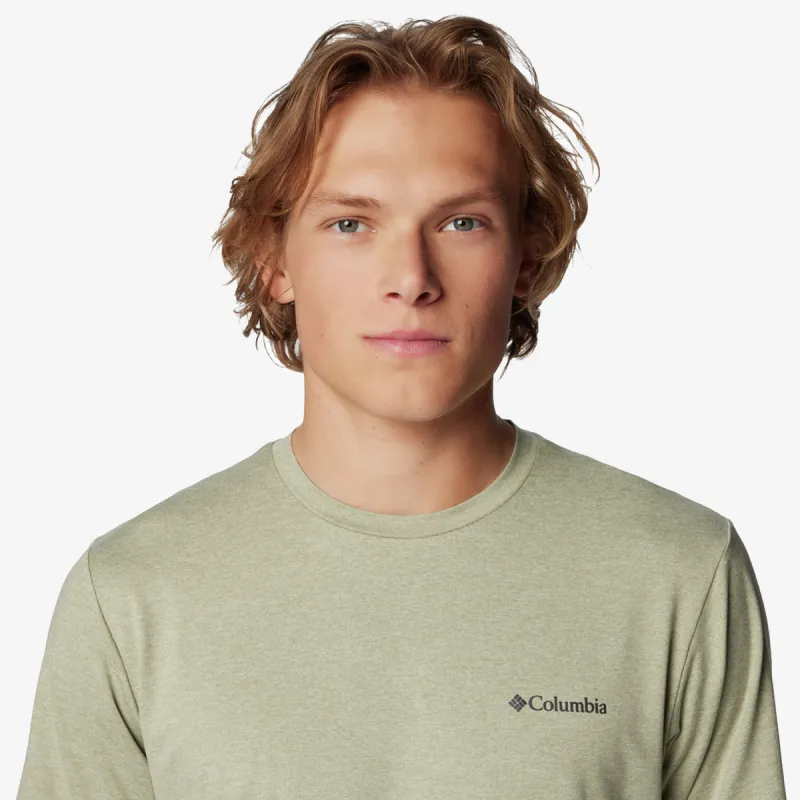 Columbia Tech Trail Crew Neck II-Safari Heather 