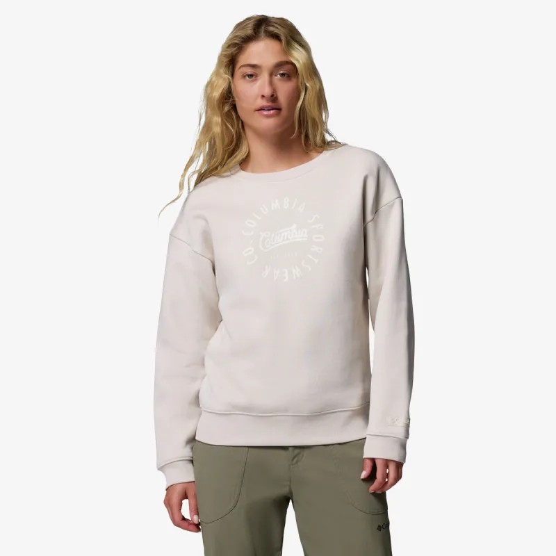 Columbia W Meridian Creek Crew-Dark Stone, Col 