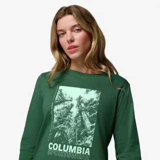 Columbia Rolling Bend Graphic LS -Rain forest, Am 