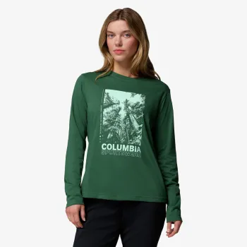 Columbia Rolling Bend Graphic LS -Rain forest, Am 