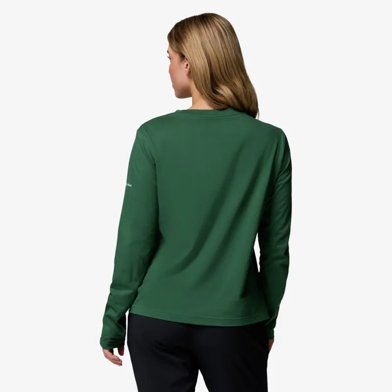 Columbia Rolling Bend Graphic LS -Rain forest, Am 