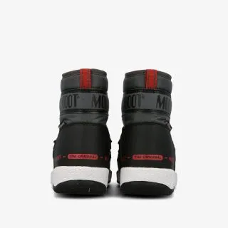 Moon Boot MOON BOOT JR BOY MID WP BLACK-CASTLEROCK 