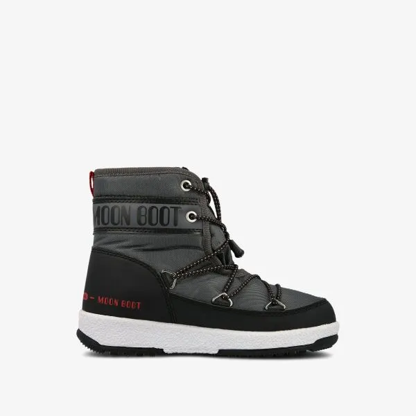 Moon Boot MOON BOOT JR BOY MID WP BLACK-CASTLEROCK 