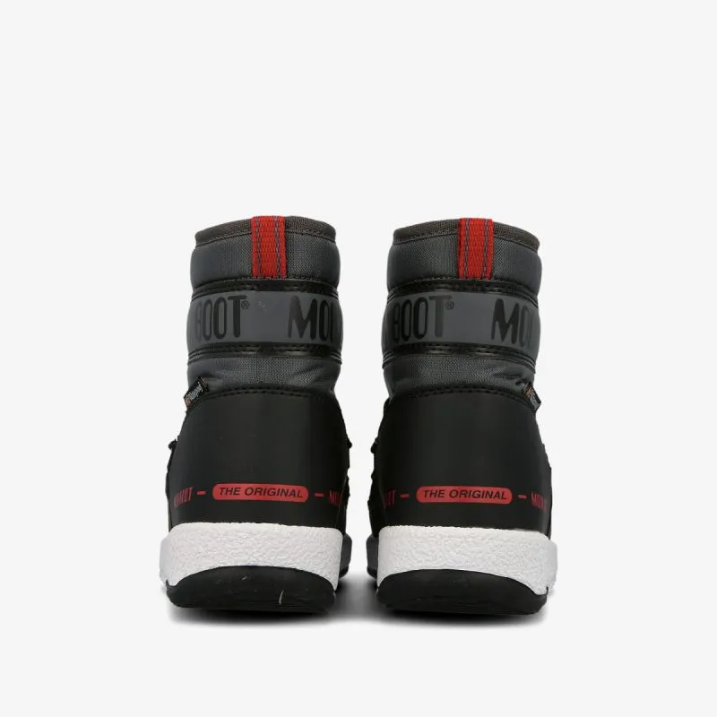Moon Boot MOON BOOT JR BOY MID WP BLACK-CASTLEROCK 