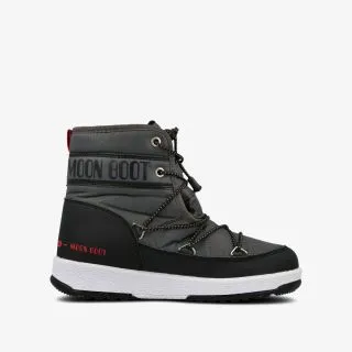 Moon Boot MOON BOOT JR BOY MID WP BLACK-CASTLEROCK 