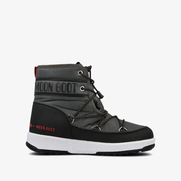 Moon Boot MOON BOOT JR BOY MID WP BLACK-CASTLEROCK 