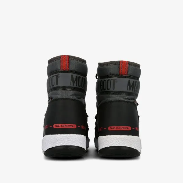 Moon Boot MOON BOOT JR BOY MID WP BLACK-CASTLEROCK 