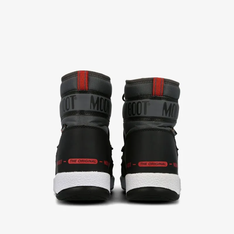 Moon Boot MOON BOOT JR BOY MID WP BLACK-CASTLEROCK 