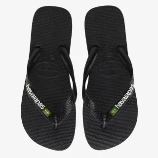 HAVAIANAS HAV. BRASIL LOGO BLACK/BLACK I25 