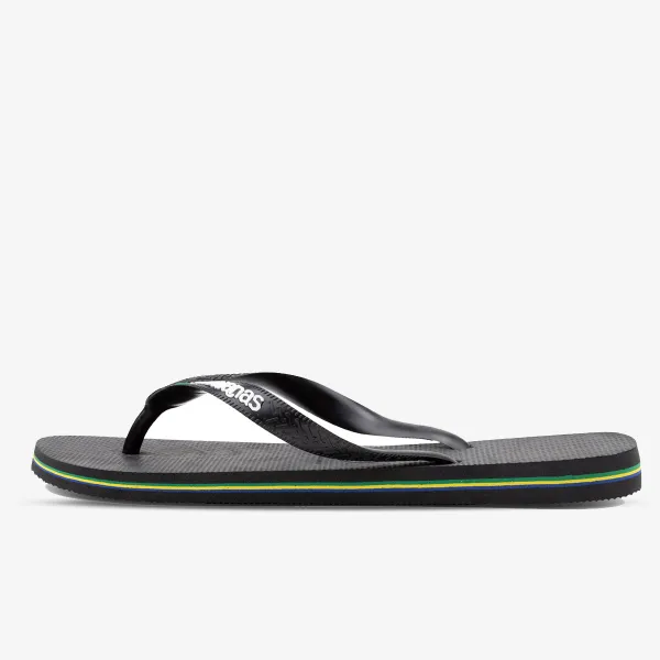 HAVAIANAS HAV. BRASIL LOGO BLACK/BLACK I25 