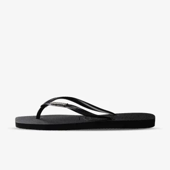 HAVAIANAS SLIM SQUARE LOGO METALLIC 
