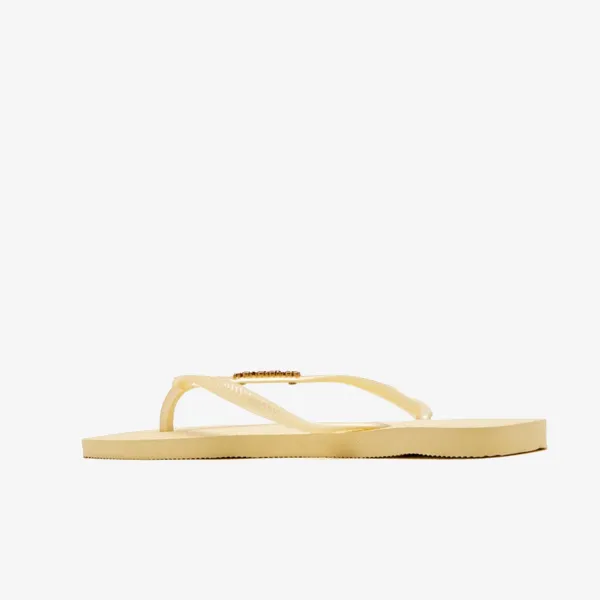 HAVAIANAS SLIM SQUARE LOGO METALLIC 