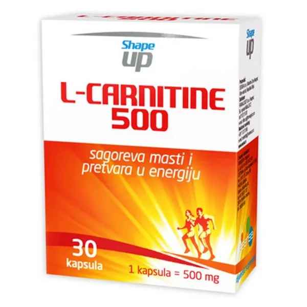 SHAPE UP L-CARNITINE 500, KAPSULE, A30 