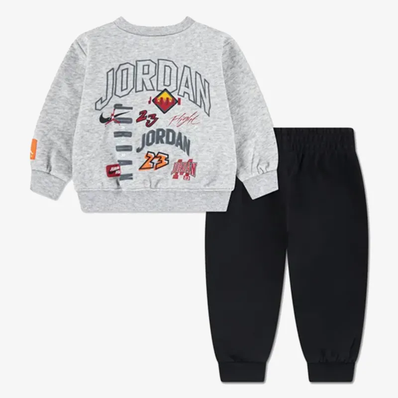 Nike JDB MJ DYNASTY FT CREW SET 