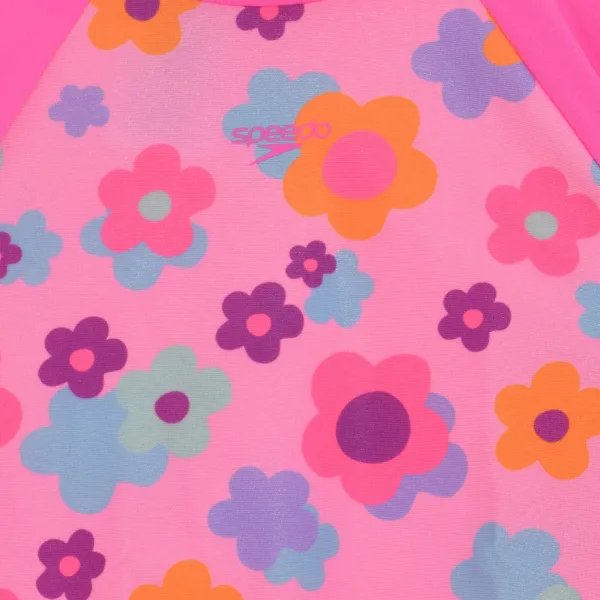 Speedo Long Sleeve Print Rash Guard 