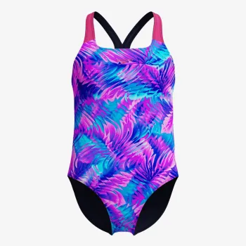 Speedo Print Powerback One Piece 