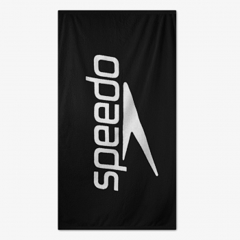Speedo Speedo LOGO TOWEL AU BLACK/WHITE 