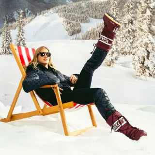 Moon Boot MB ICON NYLON BURGUNDY 