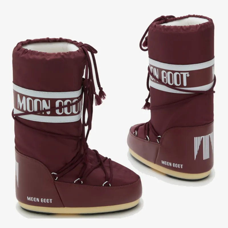Moon Boot MB ICON NYLON BURGUNDY 