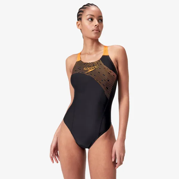 Speedo MEDLEY LOGO MDLT AF BLACK/ORANGE 