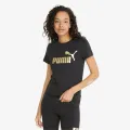 Puma PUMA ESS+ Metallic Logo Tee 