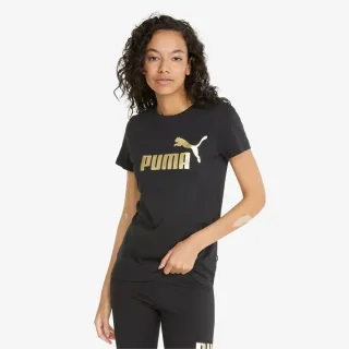 Puma PUMA ESS+ Metallic Logo Tee 