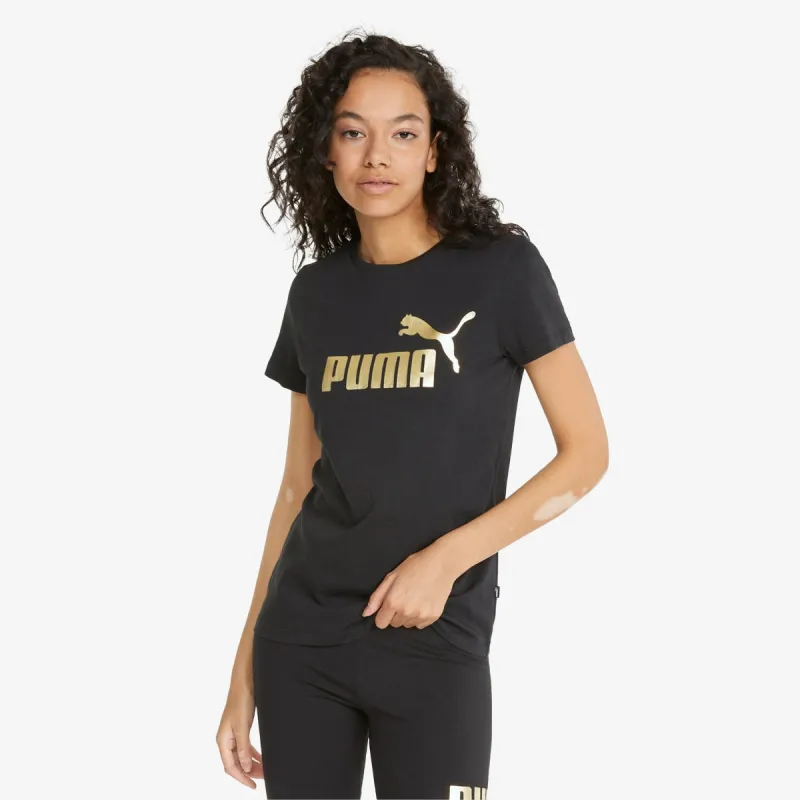 Puma PUMA ESS+ Metallic Logo Tee 