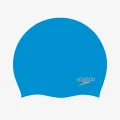 Speedo MOULDED SILC CAP AU BLUE/SILVER 