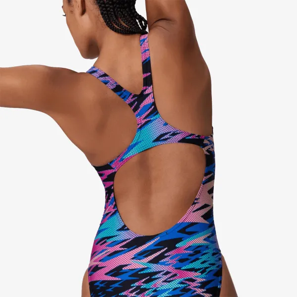 Speedo Hyperboom Print Medalist One Piece 
