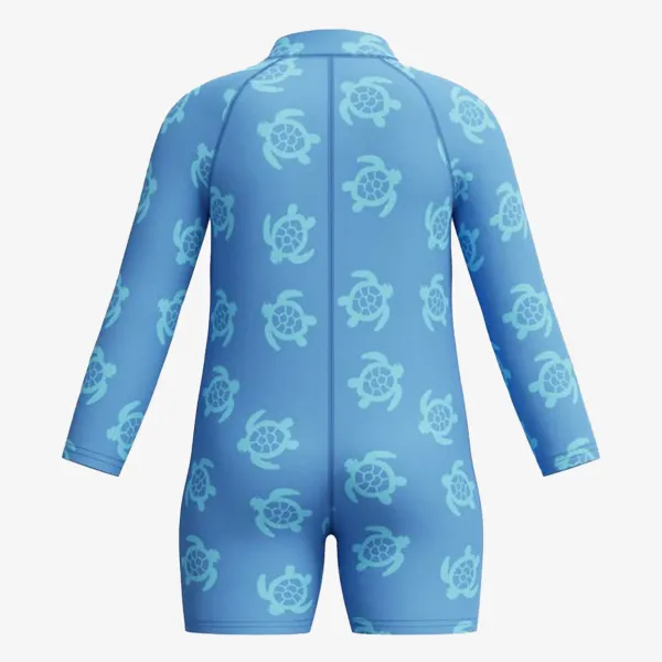 Speedo Long Sleeve Print Zip One Piece 
