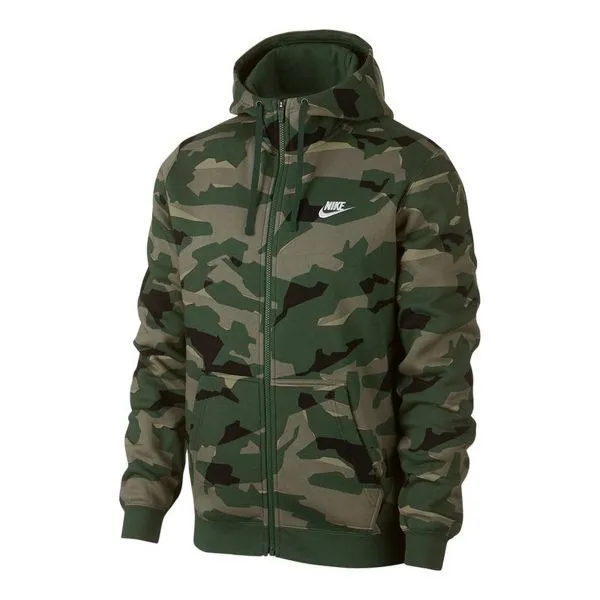 Nike M NSW CLUB CAMO HOODIE FZ BB 