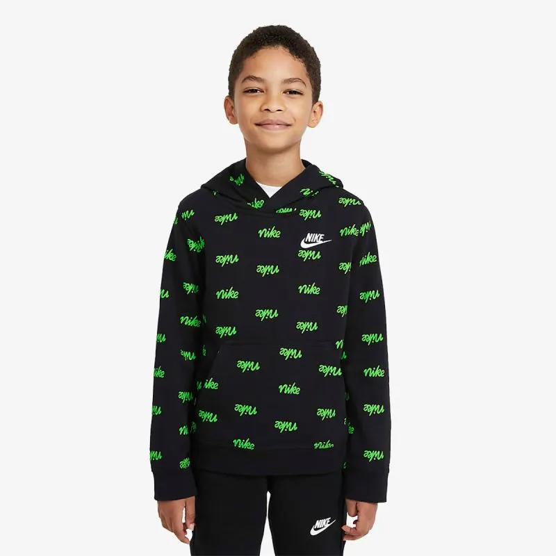 Nike Nike NWS SCRIPT PRINT HOODIE 