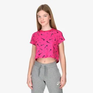 Nike G NSW TEE CROP SWOOSHES 