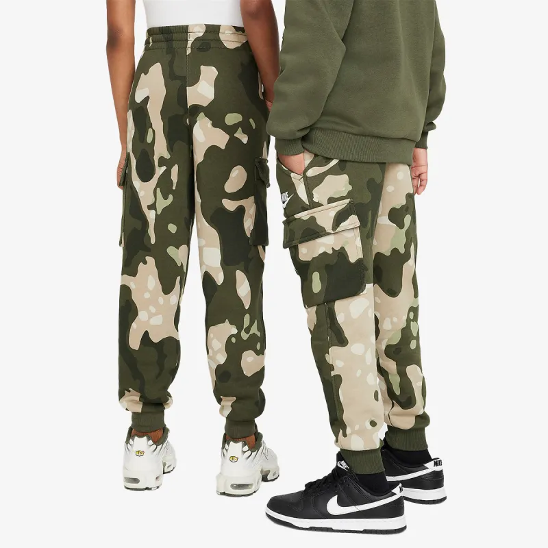 Nike K NSW CLUB FLC CRGO PNT CAMO 