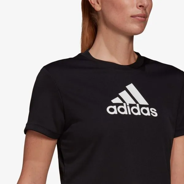 adidas adidas CROPPED LOGO SPORT T-SHIRT 