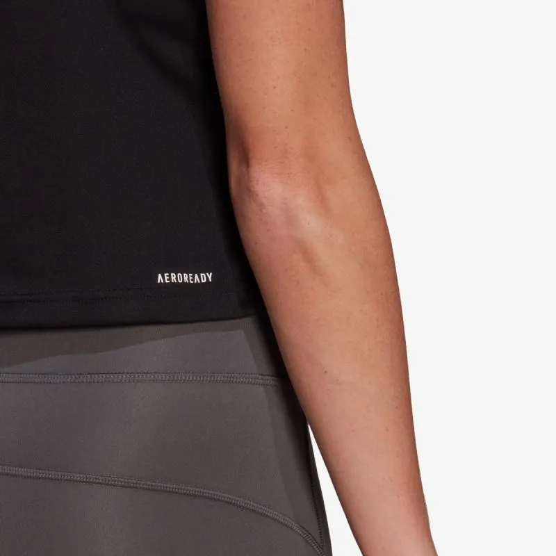 adidas adidas CROPPED LOGO SPORT T-SHIRT 