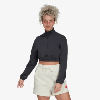 adidas Cropped Half-Zip 