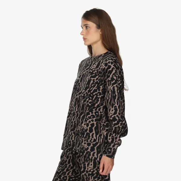 Nike W NSW PHNX FLC OS AOP CREW 