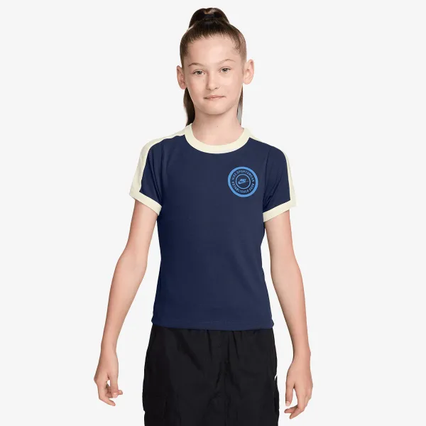 Nike G NSW CLN SS RIB TOP 