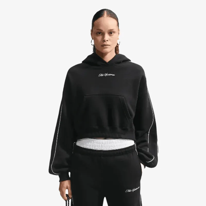 Nike W NK STDO FLC MW CRP SCLOP HDY 