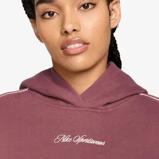 Nike W NK STDO FLC MW CRP SCLOP HDY 