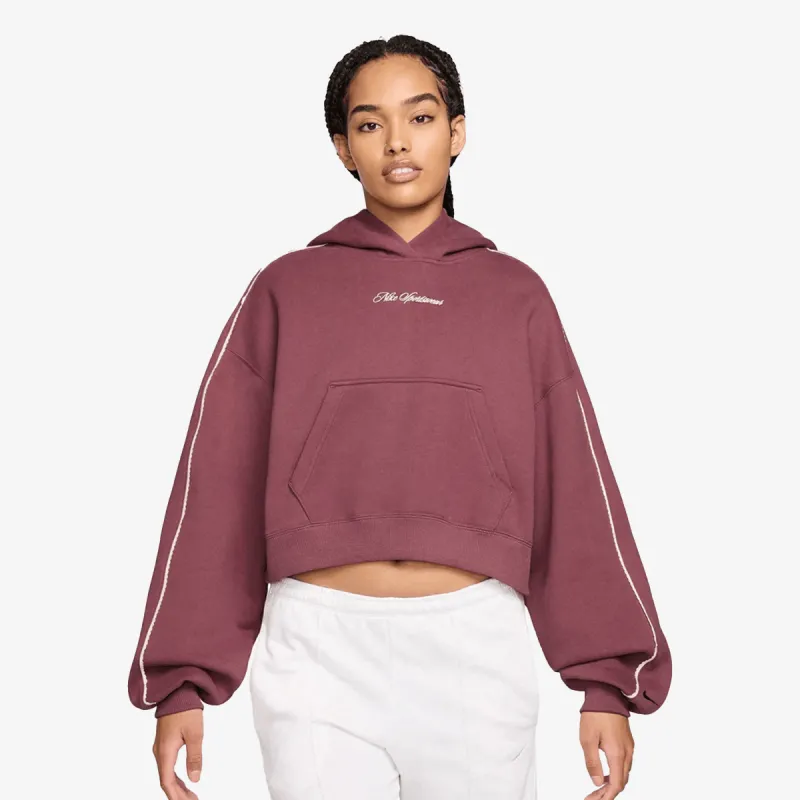 Nike W NK STDO FLC MW CRP SCLOP HDY 