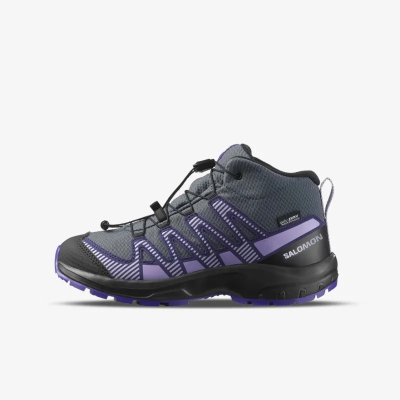 Salomon XA PRO V8 MID WP J Dk Grey 