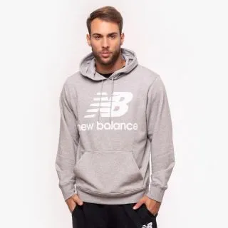New Balance ESSENTIALS STACKED LOGO PO HOODIE 